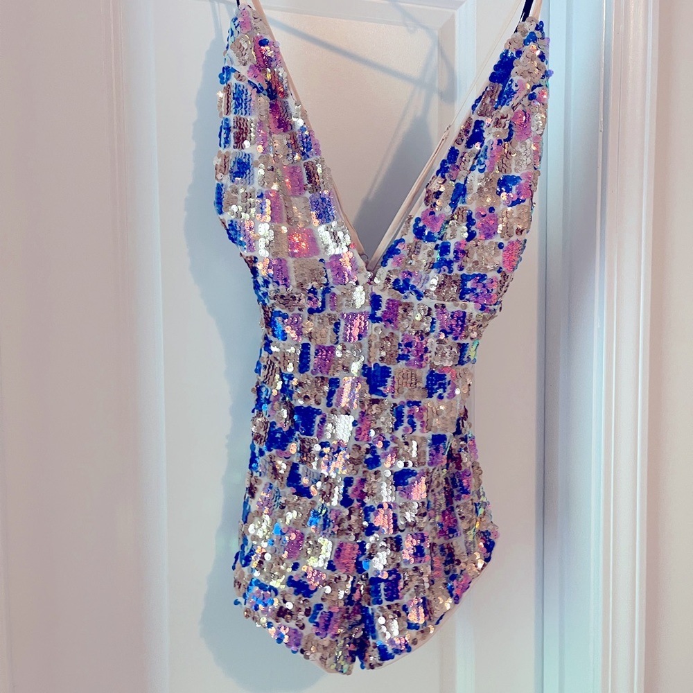 Forever 21, sequin romper, never worn, W/O tags